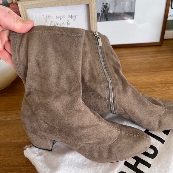 SCHUTZ SUEDE LUPE BOOTIES - Picture 2 of 8